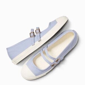 NEW Converse Lilac Blue Chuck Taylor All Star Dainty Mary Jane Shoes Size 8